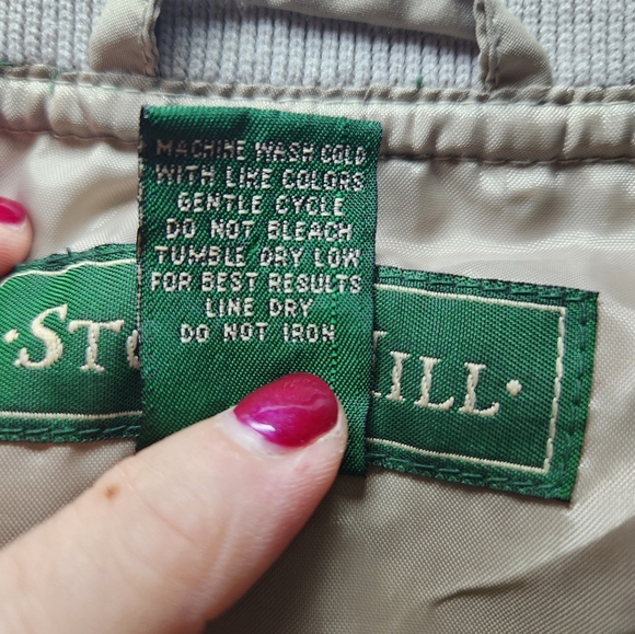 Stone Hill Golf Vest Beige Mens XXLarge Pullover Lightweight Windbreaker - Picture 3 of 4